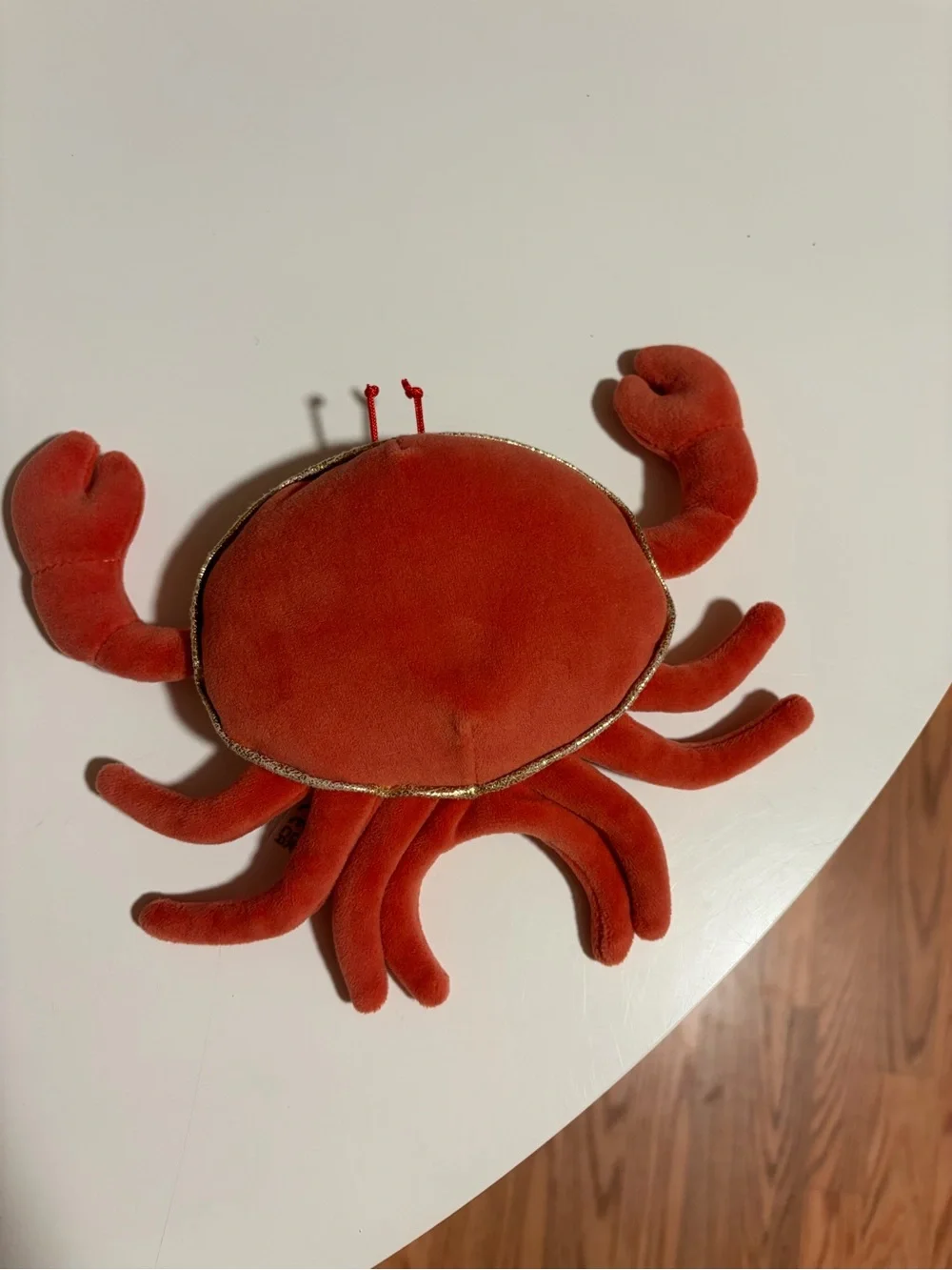 Bukowski orange striped crab plush